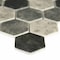 Msi Urban Tapestry Hexagon 12 In. X 12 In. X 6 Mm Glass Mesh-Mounted Mosaic Tile, 15PK ZOR-MD-0454 - alternate 4